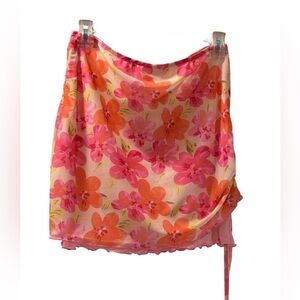 Weekend Floral Mini Skirt Large
